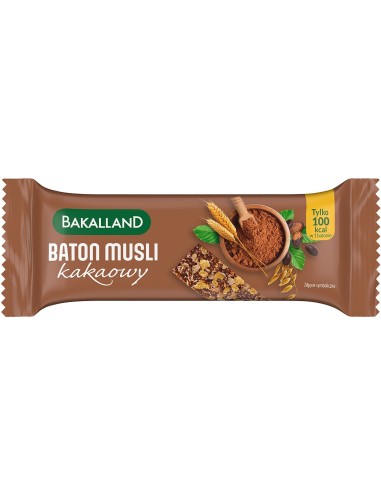 Bakalland Muesli Bar Cocoa 40g