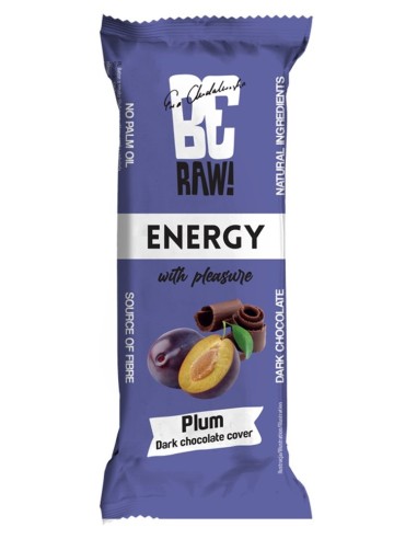 BeRAW Bar Energy Plum Chocolate 40g