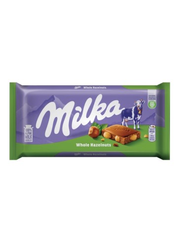 Milka Whole Hazelnuts 100g