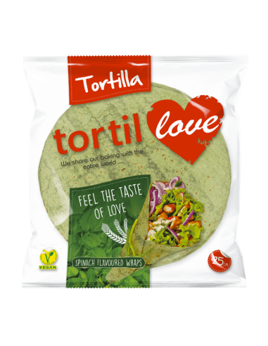 Turka Spinach Tortilla 30cm 18pcs