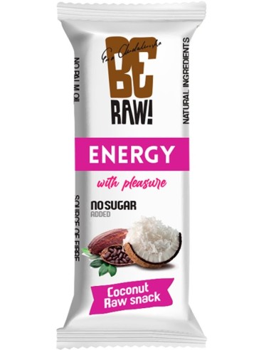 BeRAW Bar Energy Raw Cocoa & Coconut 40g