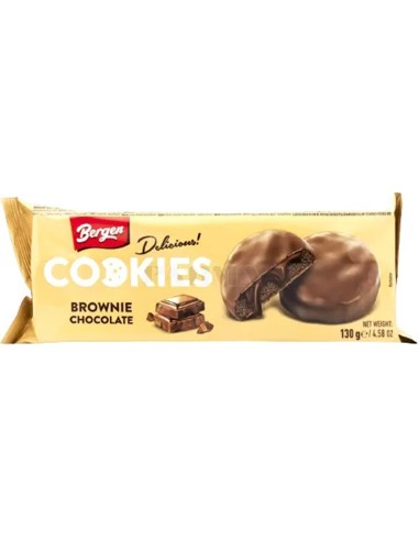 Bergen Cookies Brownie & Chocolate 130g