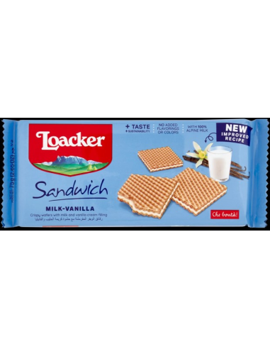 Loacker Sandwich Milk & Vanilla 75g