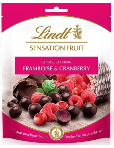 Lindt Fruit Sensation Raspberry & Cranberry 150g