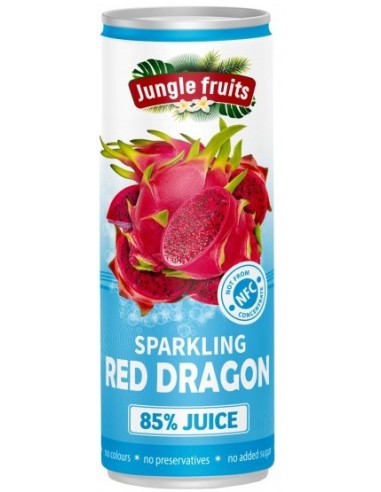 Jungle Fruits Sparkling Red Dragon Fruit Juice 330ml