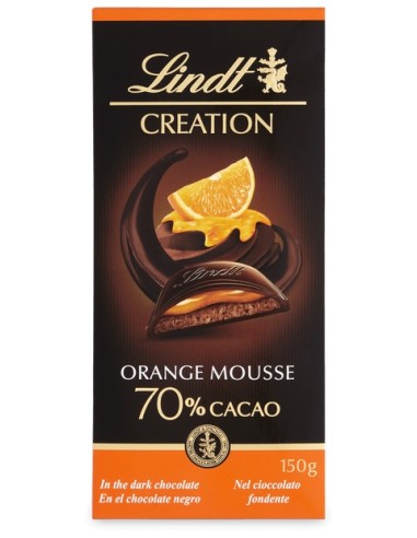 Lindt Creation 70% Mousse Orange  150g