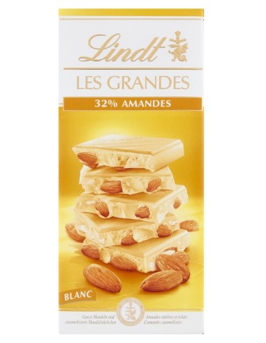 Lindt Les Grandes White Almond 150g