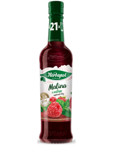 Herbapol Syrup Raspberry with Melissa 420ml