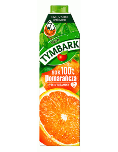 Tymbark Orange Juice 100% 1L