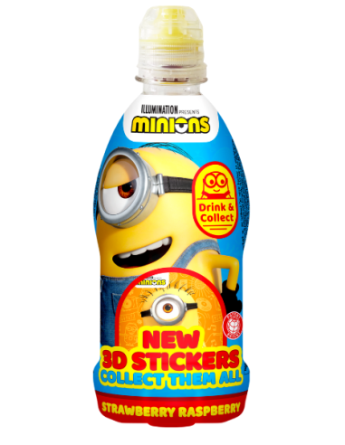 Minions Strawberry & Raspberry 350ml