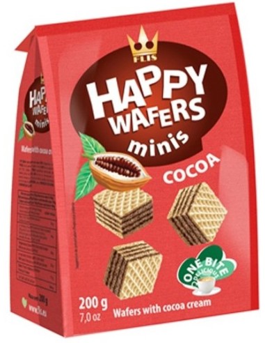 Flis Happy Wafers Cocoa 200g