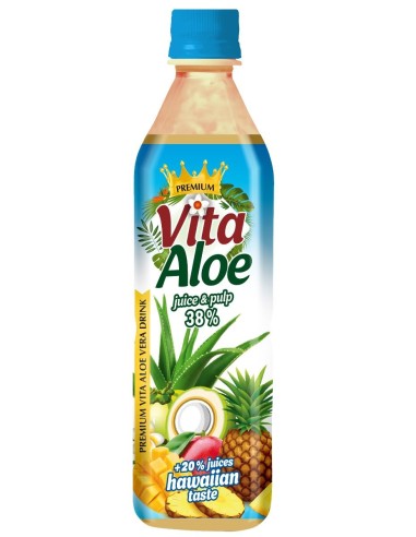 Vita Aloe Drink with Aloe 38% Hawaii 500ml