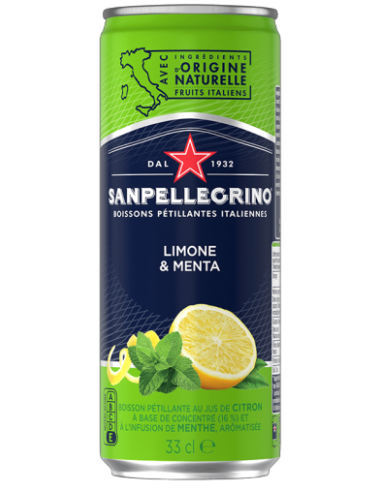 San Pellegrino Lemon & Mint 33cl