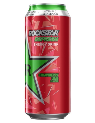Rockstar Straw & Lime 500ml