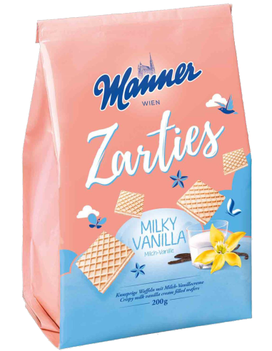 Manner Zarties Milky Vanilla 200g