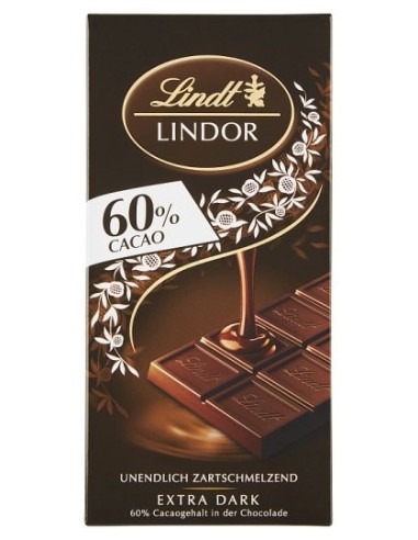 Lindor 60% Cacaco Dark Tablet 100g