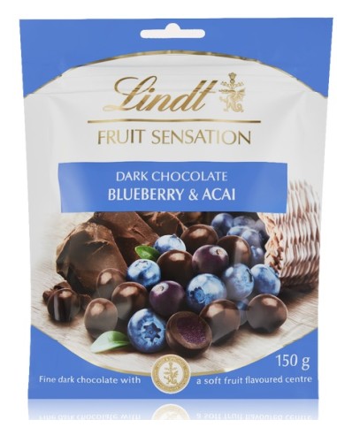 Lindt Fruit Sensation Blueberry & Acai 150g