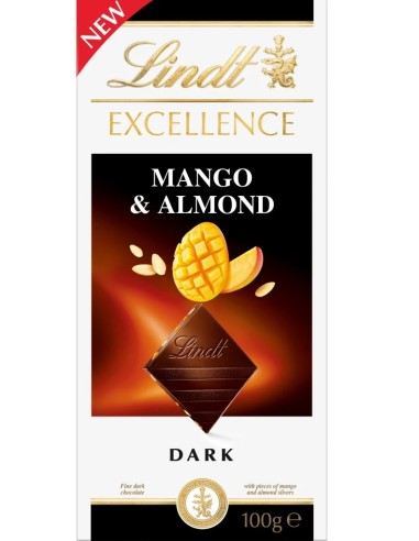 Lindt Excellence Mango Chocolate 100g