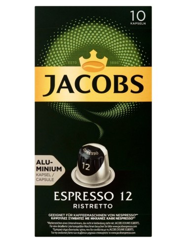 Jacobs Caps Espresso 12 Ristretto 10pcs 52g