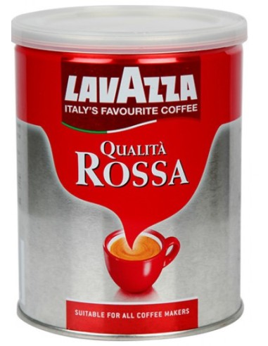 Lavazza Ground Coffee Rossa Metal Box 250g