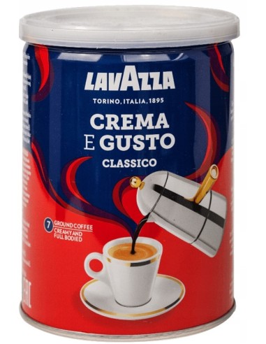 Lavazza Ground Crema Gusto Metal Can 250g