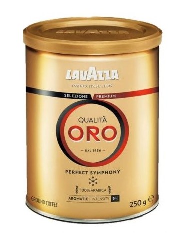 Lavazza Ground Coffee Qualita Oro Metal Can 250g