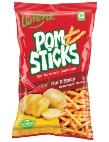 Lorenz Pomsticks Hot&Spicy 100g