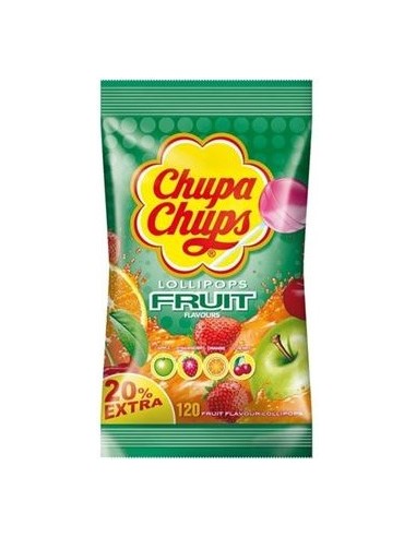 Chupa Chups Fruit Lollipops 120pcs