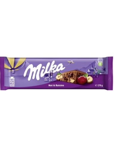 Milka Raisins & Hazelnuts 270g