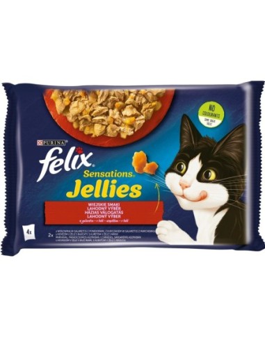 Felix Sensations Jellies Country Flavours 4x85g