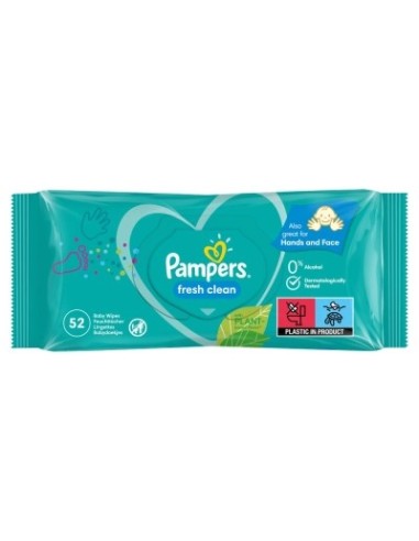 Pampers Baby Wipes Scented 52's