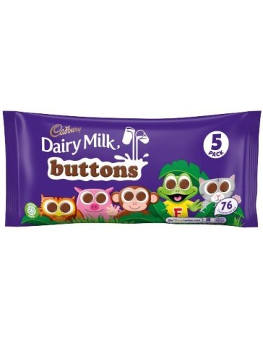 Cadbury Dairy Milk Buttons 5Pk 70g