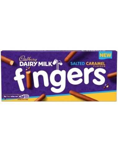 Cadbury Dairy Milk Fingers Salted Caramel 114g