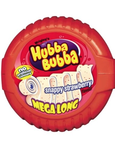 Hubba Bubba Bubble Tape Snappy Strawberry  56g