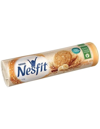 Nesfit Biscoito Banana Oats and Cinnamon 160g