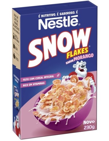 Nestlé Morning Cereal Snow Flakes Strawberry 230g