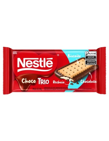 Nestlé Choco Trio Milk Chocolate 90g