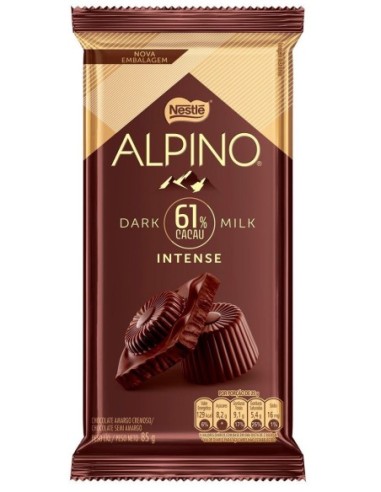 Nestlé Chocolate Bar Alpino Dark 61% 85g