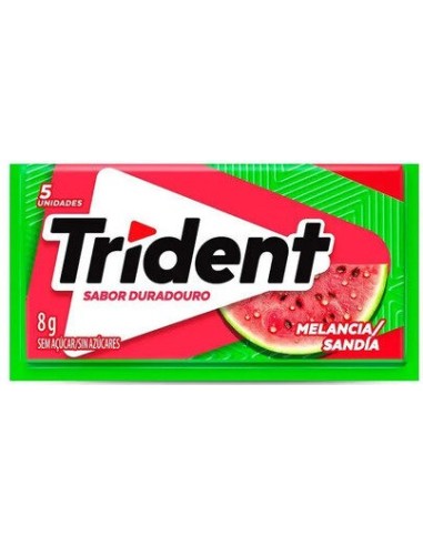 Trident Watermelon Bubble Gum 8g