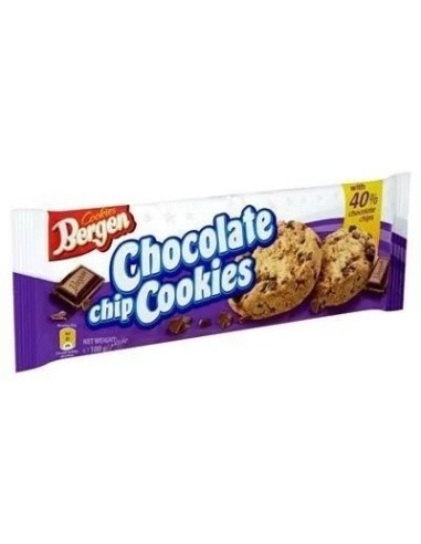 Bergen Choco Chip Cookies ith 40% Chocolate 100g