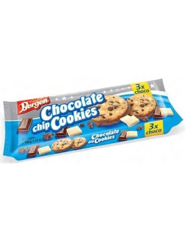 Bergen Choco Chip Cookies Triple Chocolate 100g