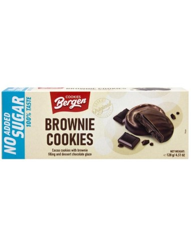 Bergen Sugar Free Brownie Cookies 128g
