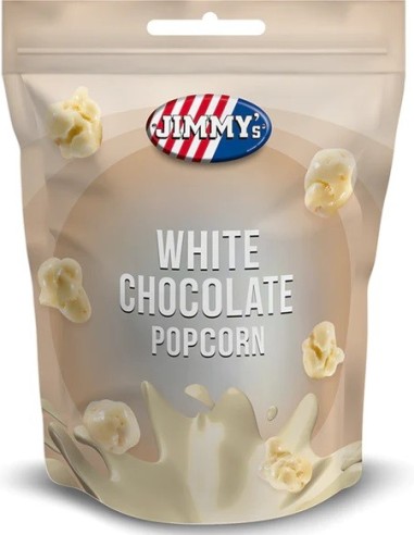 Jimmy's White Chocolate Popcorn 120g