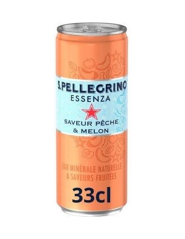 San Pellegrino Essenza Peach & Melon 33cl