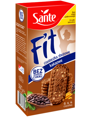 Sante Fit Cereal Cookies with Chocolate 300g