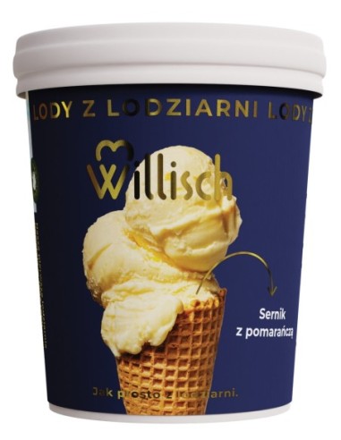 Willisch Orange Cheesecake Ice Cream 465ml
