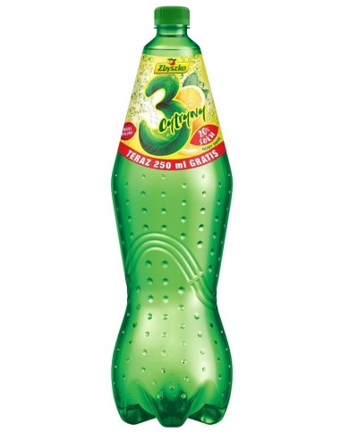 Zbyszko 3 Lemon Fizzy Drink 1.75L