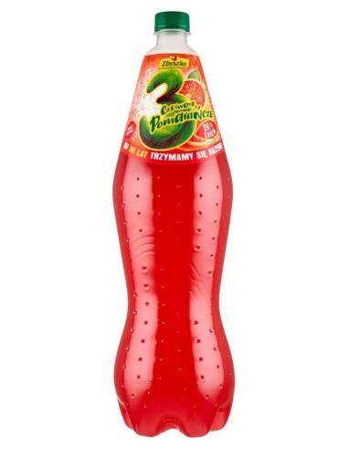 Zbyszko 3 Red Orange Fizzy Drink 1.75L