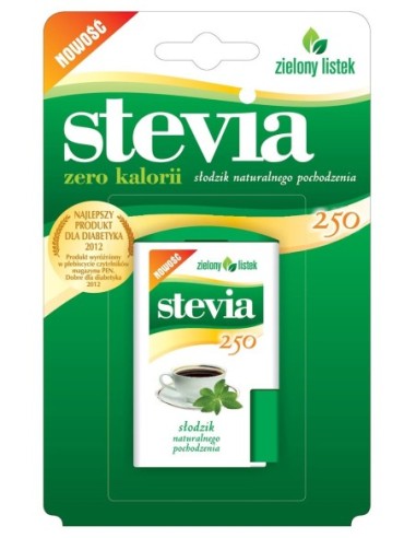 Stevia Sweetener Green Leaf Blister 250pcs