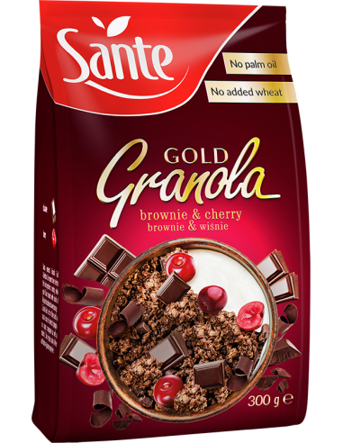 Sante Gold Brownie Cherry Granola 300g